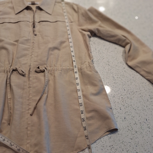 Pendleton Women's Linen/cotton Blend  Tan Jacket Sz L - Picture 9 of 10